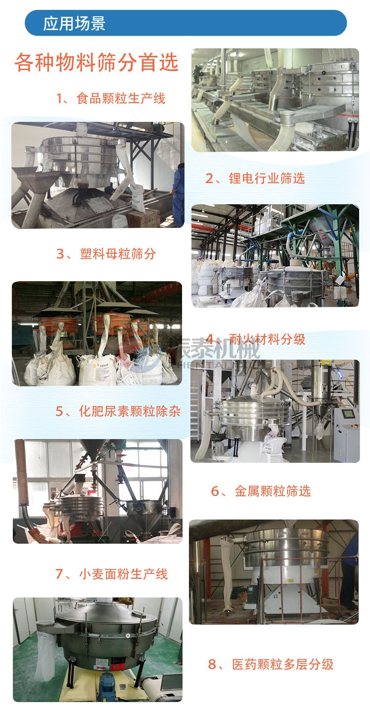 EPS樹脂圓形搖擺篩應(yīng)用場(chǎng)景